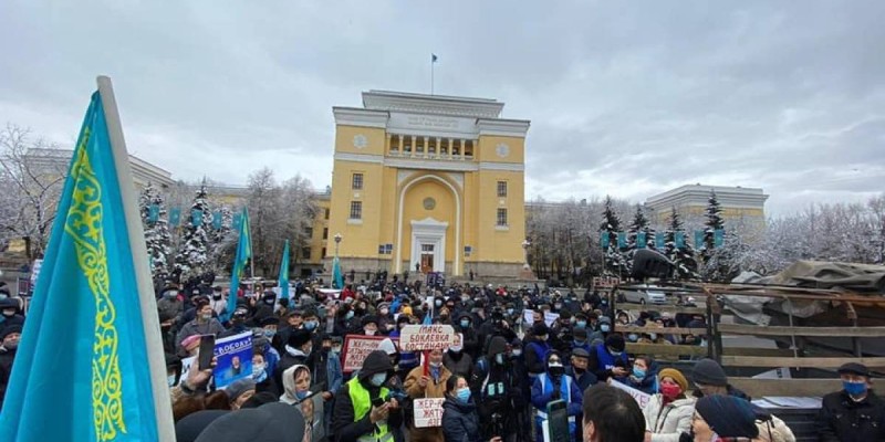Алматыда өткен митинг: Билікке қойған 7 талап.