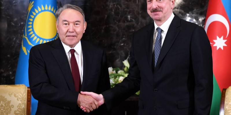 Назарбаев Әзербайжан және Қырғызстан президенттерімен кездесті.