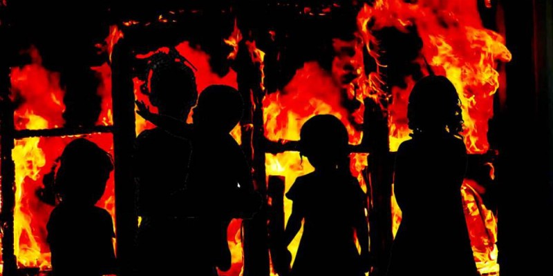 Бес баланың қазасы: өрттің себебі анықталды.
