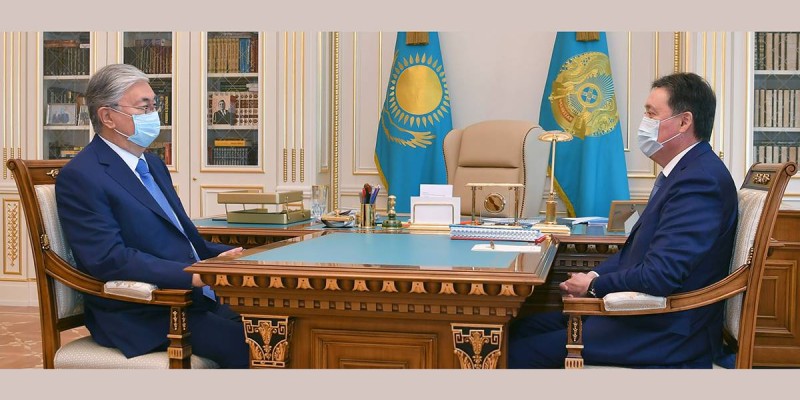 Үкімет басшысы президентке коронавирусқа қатысты ахуалды баяндады.