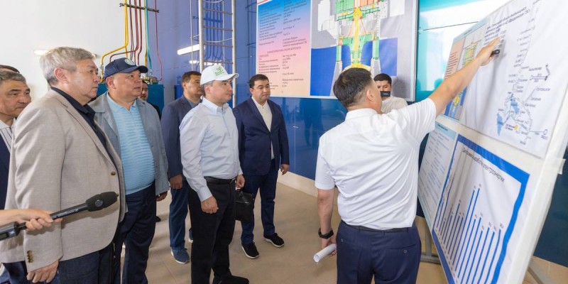 Олжас Бектенов Түркістан облысының су шаруашылығы инфрақұрылымының жағдайымен танысты