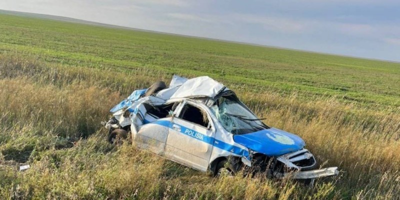 СҚО-да екі полиция көлігі бір-бірімен соқтығысты. Құрбан болғандар бар