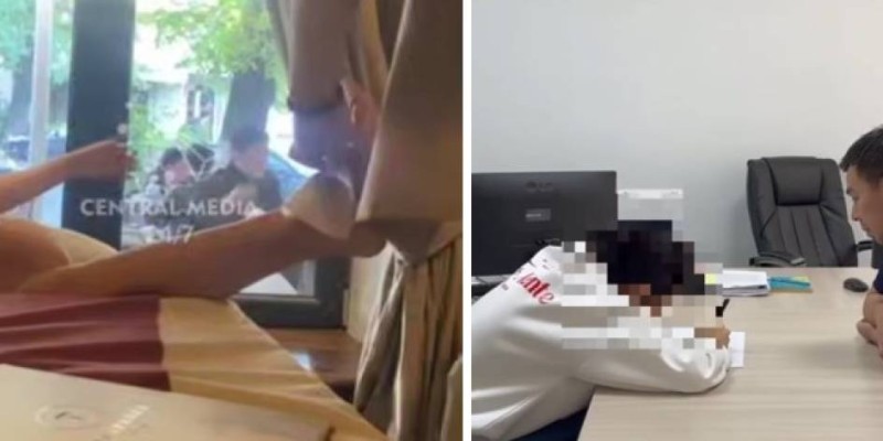 Полиция даяшыға аяғын сүрткізіп қойған қызды ұстады