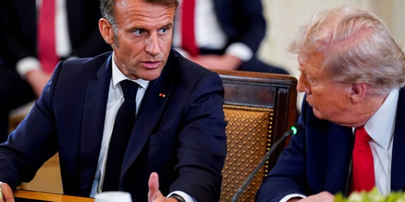 Трамп пен Макрон арасында Палестина мәселесіне байланысты келіспеушіліктер туындады