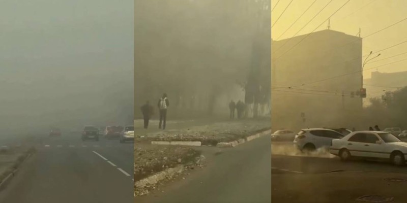Өскеменді қалың түтін басты