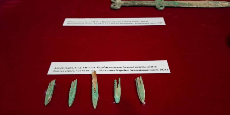 Қарағанды облысында сақ жауынгерінің бүтін сақталған жерлеу орны табылды