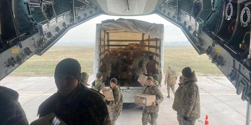 Қазақстаннан Ауғанстанға гуманитарлық жүк тиелген ұшақ аттанды