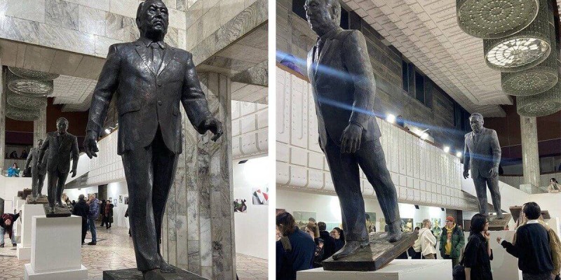 Қазақстан "Қаңтардан" сабақ алды ма?: Назарбаевтың күйреуі - мүсіндер сериясы Алматыда орнатылуы тиіс еді