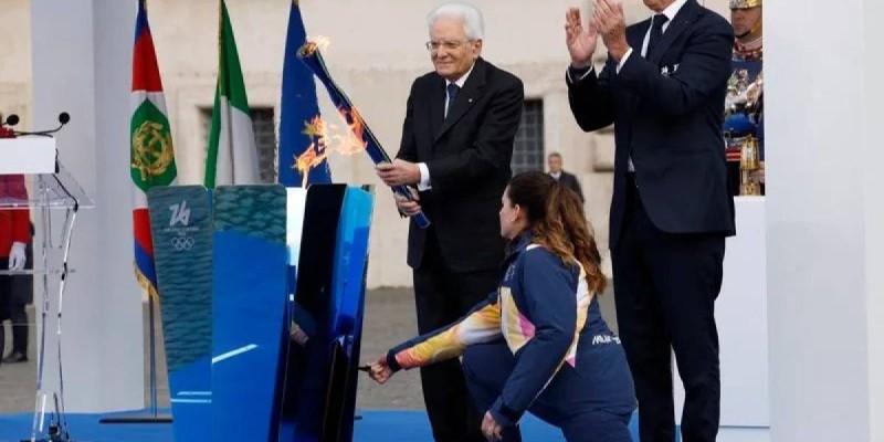 Римде 2026 жылғы қысқы Олимпиада ойындарының алауы жағылды