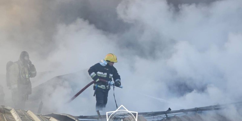 Алматы облысындағы шекара бекетінде әскери қызметкер мен оның баласы өрттен қаза тапты