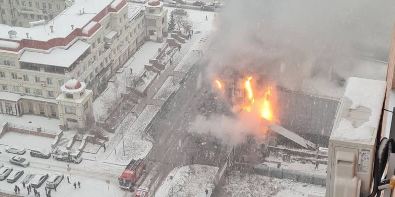 Астанада Cinema City кинотеатрының ғимараты өртенді