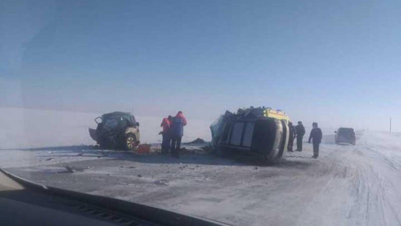 Жол апаты: Қостанай-Әулиекөл тасжолында 7 адам көз жұмды.