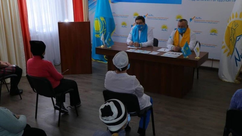 Рудныйда нұротандықтар медицина қызметкерлерінің тілегін тыңдады.