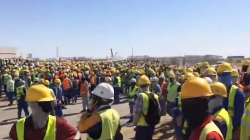 Теңізде үшінші рет қазақ жұмысшылары мен шетелдіктер арасында қақтығыс болды.