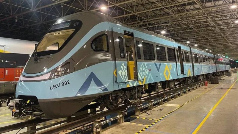 Қытайдан Астанаға қарай LRT пойыздары жолға шықты.