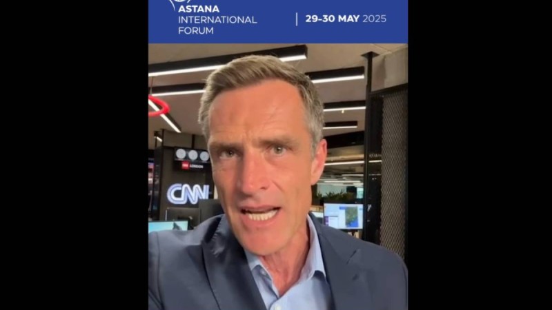 Астана халықаралық форумында CNN арнасының бағдарламасы көрсетіледі.