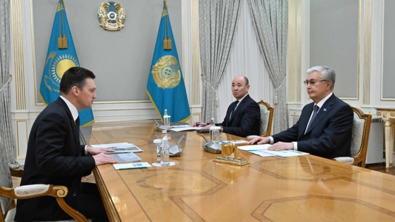 Тоқаев Еуразиялық даму банкінің басқарма төрағасын қабылдады.