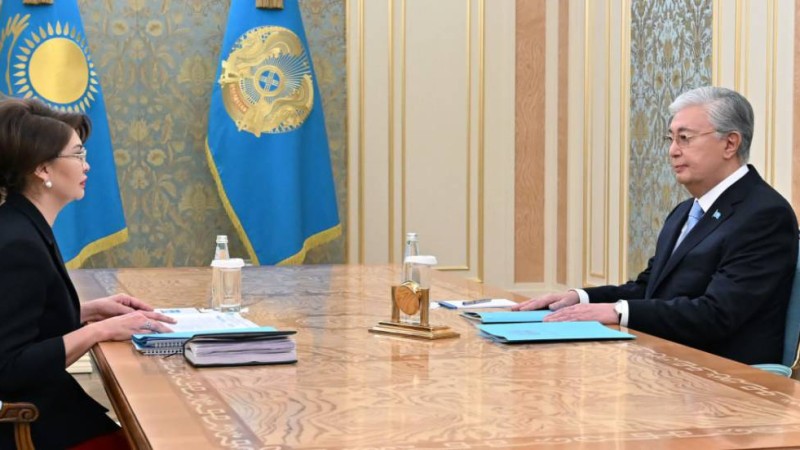 Мемлекет басшысы Мәдениет және ақпарат министрі Аида Балаеваны қабылдады.