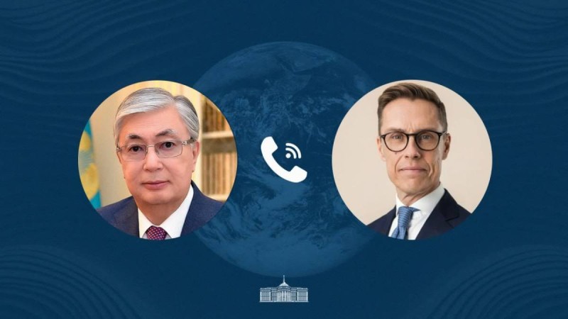 Тоқаев Финляндия президентімен сөйлесті.