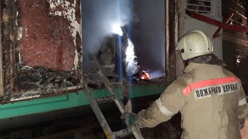 Жолаушылар пойызында газ баллоны жарылып 5 адам зардап шекті.
