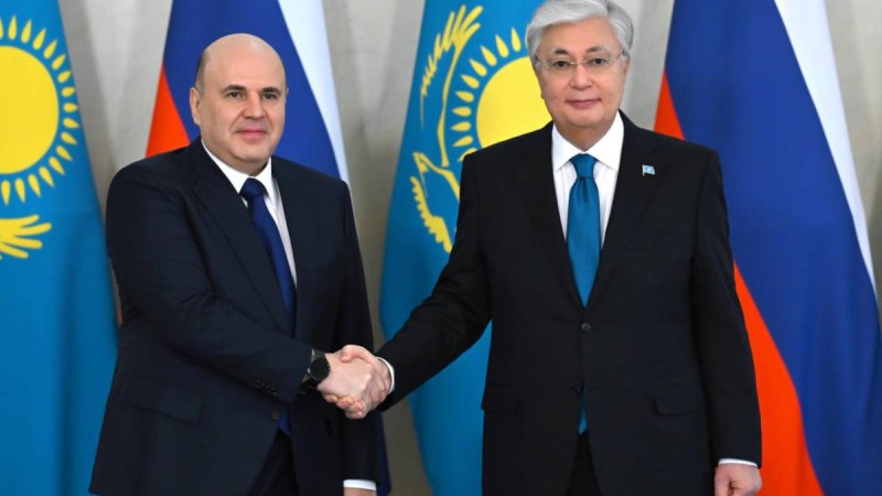 Тоқаев РФ Үкіметінің төрағасы Михаил Мишустинмен кездесті.