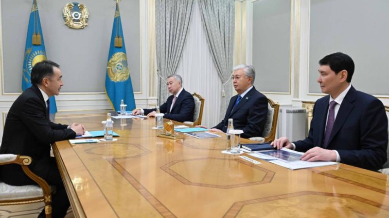 Президент Бақытжан Сағынтаевты қабылдады.