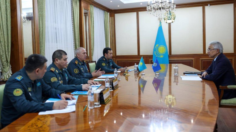 Қорғаныс министрі ҰҚШҰ Бас хатшысы Тасмағамбетовпен келіссөз жүргізді.