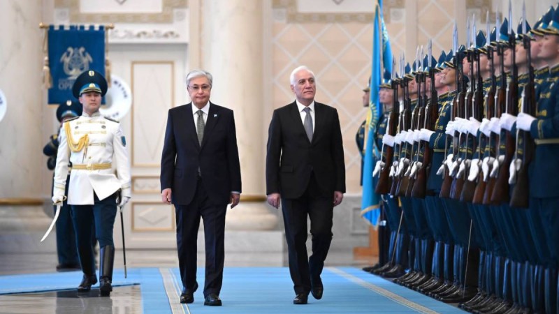 Астанаға Армения президенті келді.