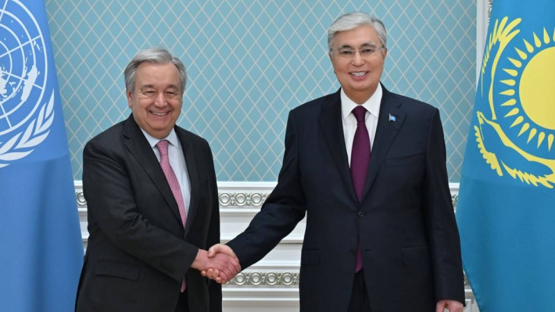 Президент Қасым-Жомарт Тоқаев БҰҰ Бас хатшысы Антониу Гутерришпен келіссөз жүргізді.