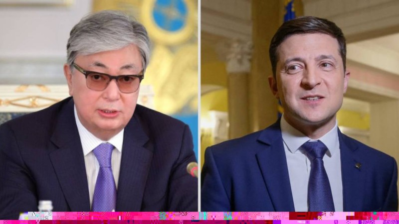 Тоқаев Зеленскиймен телефон арқылы сөйлесті.