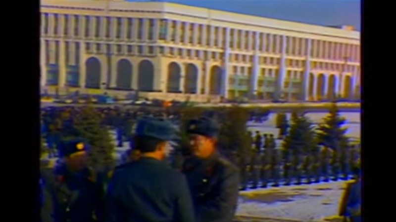 «Желтоқсан» ұлт-азаттық көтерілінің жаңа видеосы табылды!.