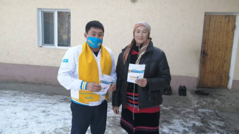 Түркістан — Төле би: «Есіктен есікке» акциясы жалғасуда.