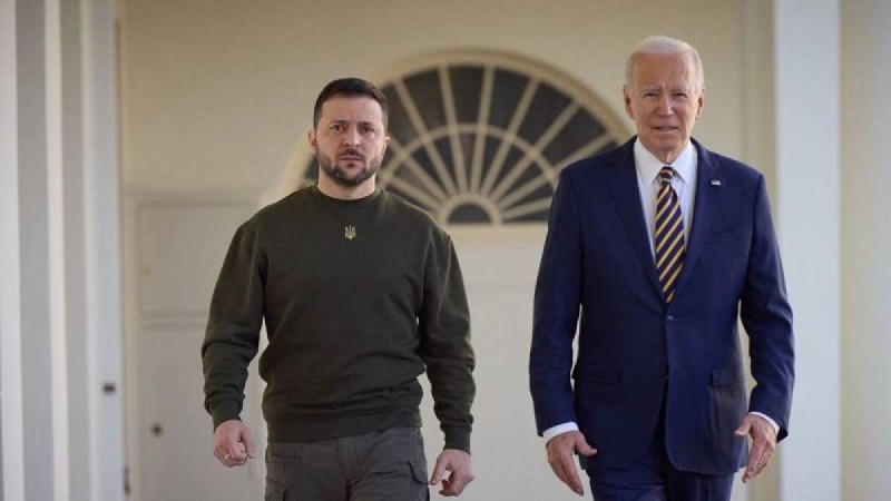 Зеленский Байденмен кездескеннен кейін «керемет жаңалықпен» бөлісті.