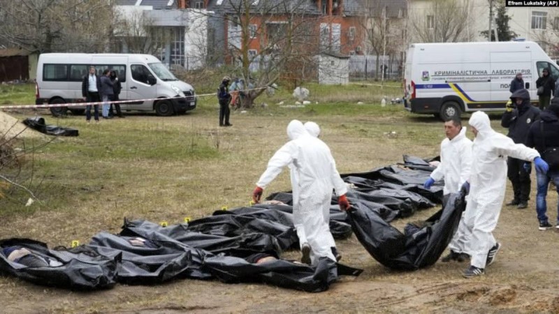 Ресей әскерінен азат етілген Харьков облысында тағы бір зират табылды.