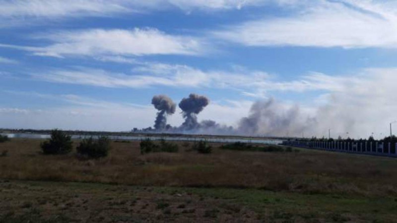 Қырымдағы әуежайда жарылыс болды.