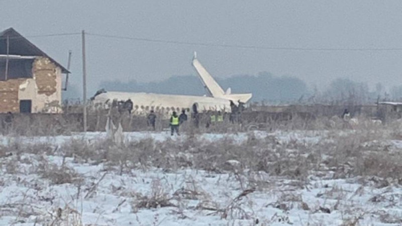 Желіде ұшақ апатының бейнежазбалары тарады.