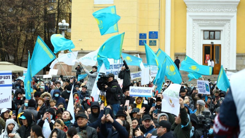 «Amanat» партиясы митингі өткізді.
