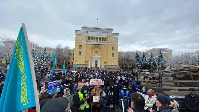 Алматыда өткен митинг: Билікке қойған 7 талап.