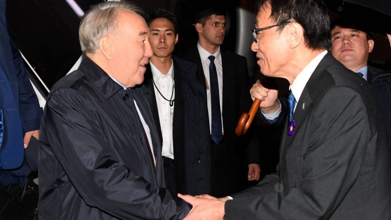 Назарбаев Жапонияға барды.