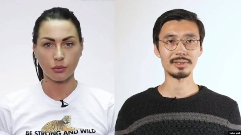 #менояндым: Белсенділер тағы бір видеоролик түсірді.