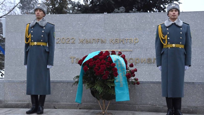Алматыда Қаңтар оқиғасына арналған «Тағзым» мемориалы ашылды.