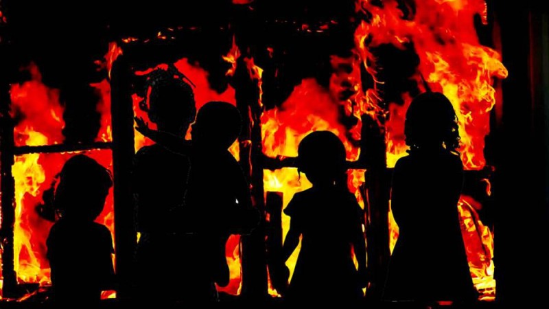 Бес баланың қазасы: өрттің себебі анықталды.