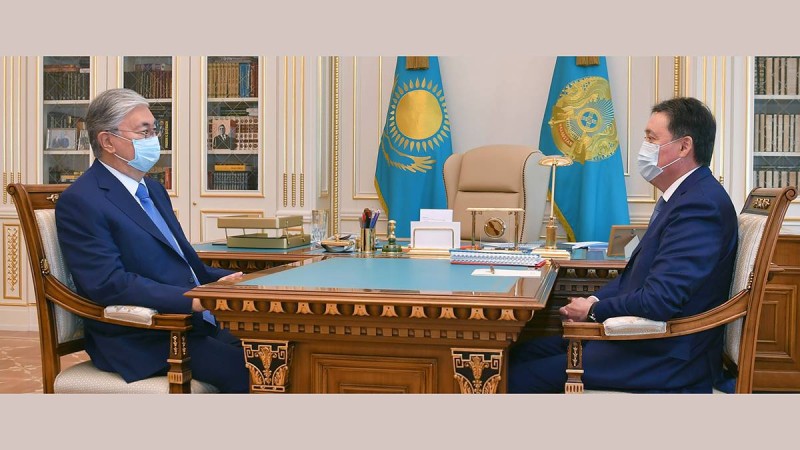 Үкімет басшысы президентке коронавирусқа қатысты ахуалды баяндады.