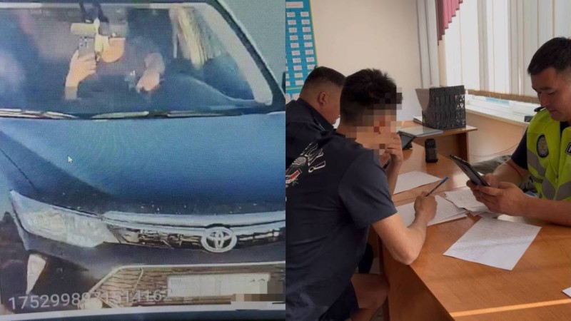 Хайп үшін жол ережесін өрескел бұзған жүргізуші ұсталды
