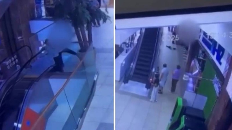 Петропавлда сегіз жастағы бала эскалатордан құлап кетті