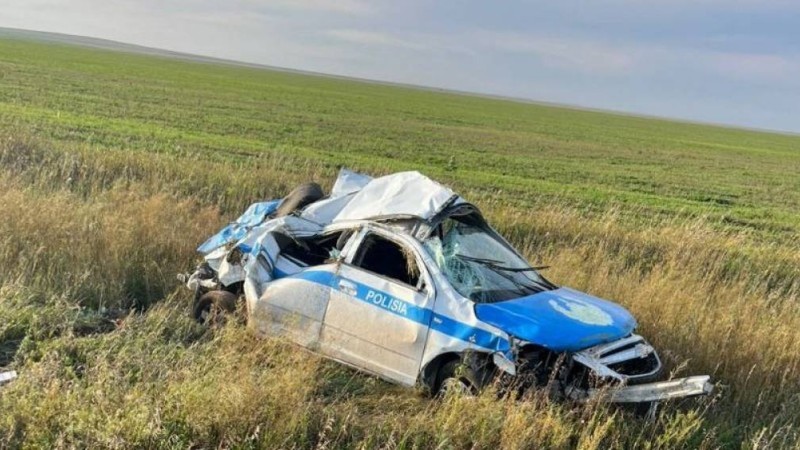 СҚО-да екі полиция көлігі бір-бірімен соқтығысты. Құрбан болғандар бар