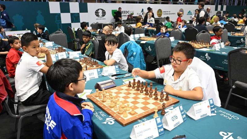 Алматыда шахматтан Балалар арасындағы әлем чемпионаты басталды