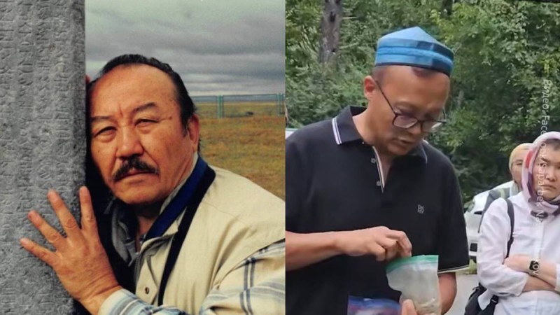 Мұхтар Мағауиннің қабіріне туған жердің топырағы мен жусаны қойылды (ВИДЕО)