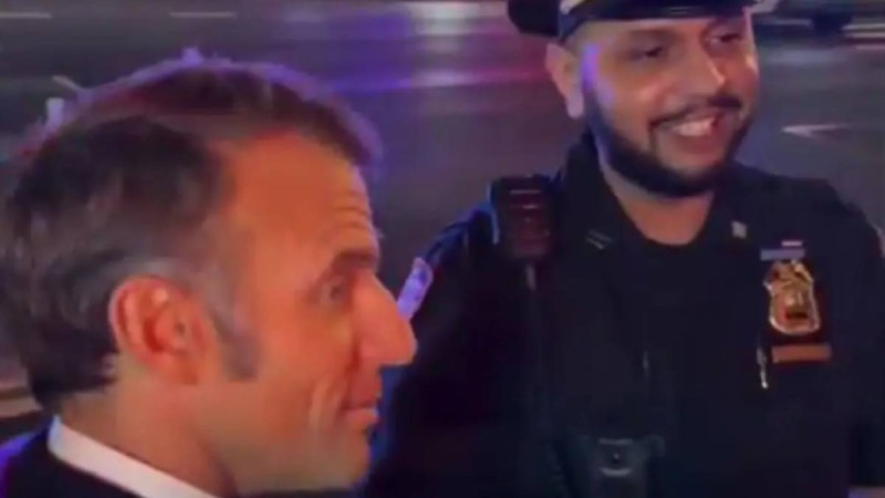 Нью-Йорк полициясы Макронның кортежін тоқтатты