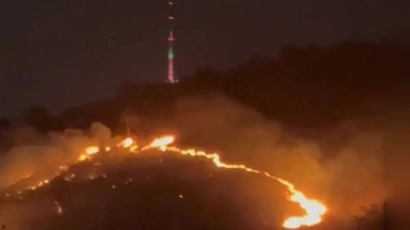 Шұғыл! Алматыдағы тау бөктерінде өрт шыққаны хабарланды (ВИДЕО)